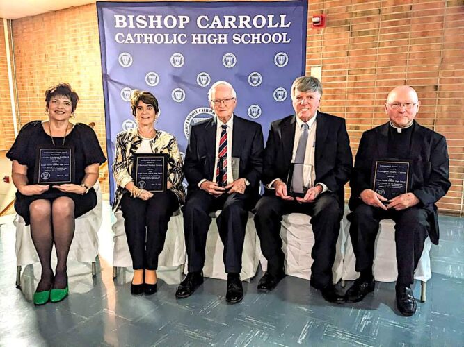Bishop Carroll honors five at gala